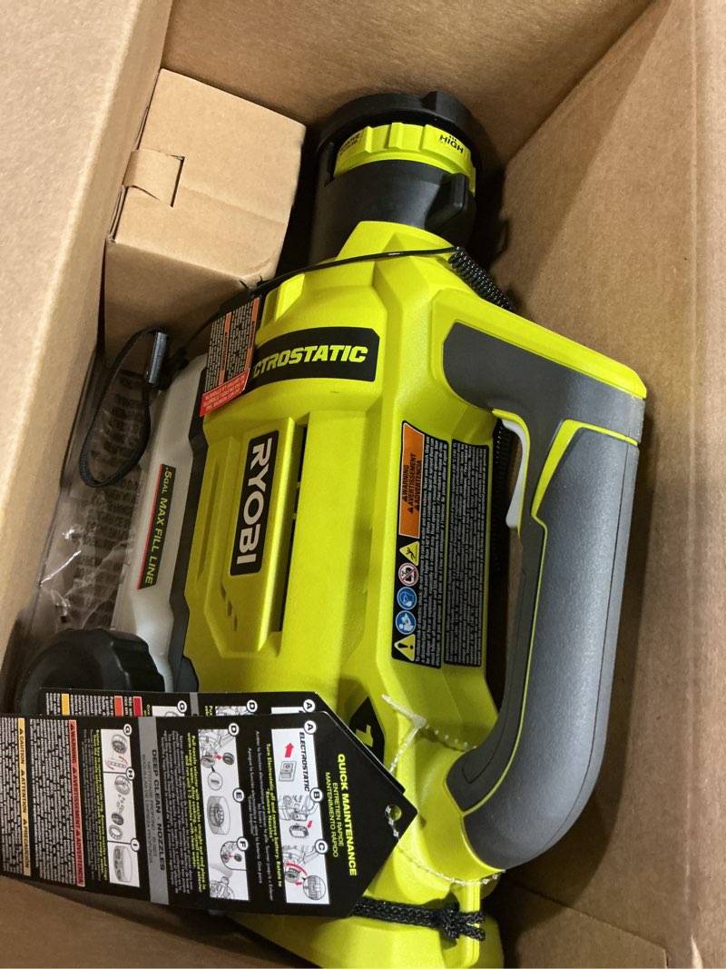 Condition photo showing New/Like New for one+ 18v cordless electrostatic 0.5 gal. sprayer (tool only)