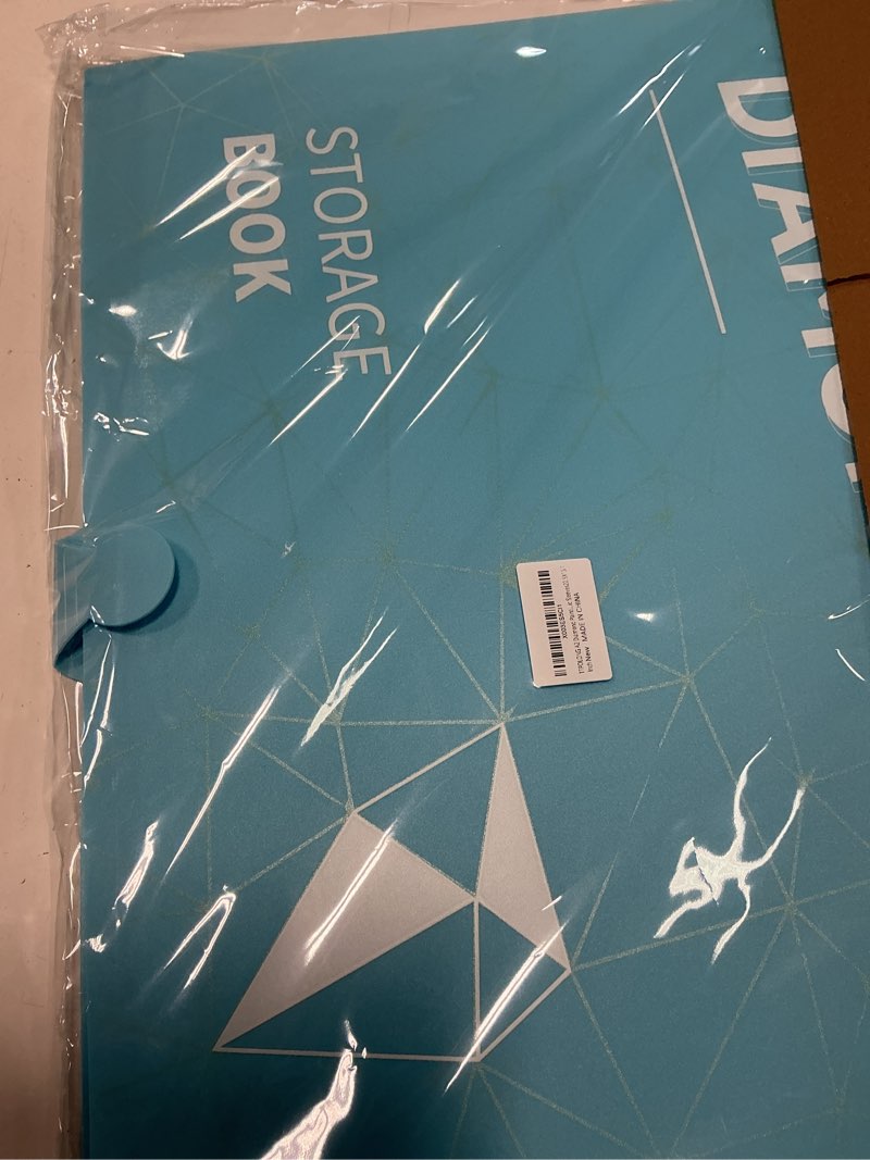 Condition photo showing Good Condition for ttpolong a2 diamond painting storage book, diamond art portfolio book 30 pags clear pockets plastic sleeves?22.5x16.7 inch? blue 22.5x16.7 inch