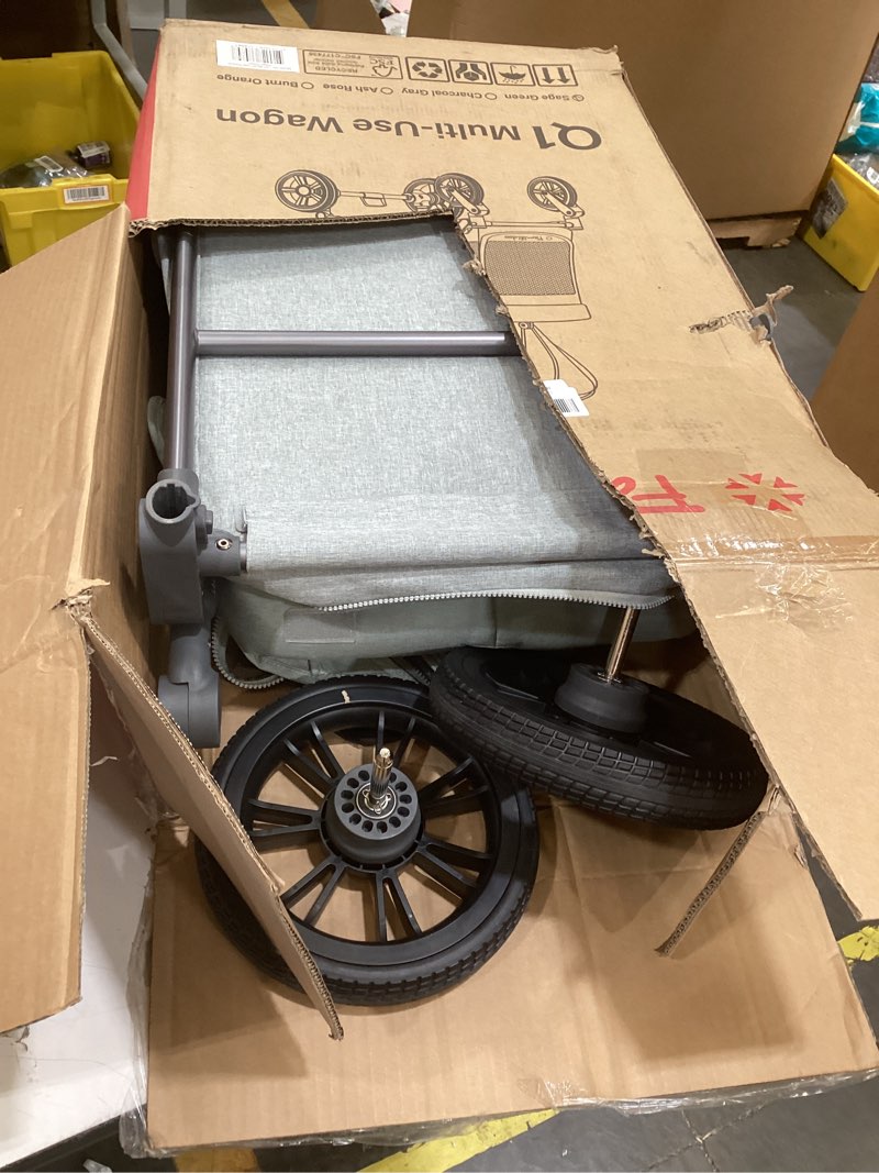 Condition photo showing Good Condition for familidoo q1 2.0 multi-use kids wagon stroller – foldable, lightweight & all-terrain for kids & pets – magnetic safety harness, rain cover and travel bag – up to 132 lbs (charcoal gray)