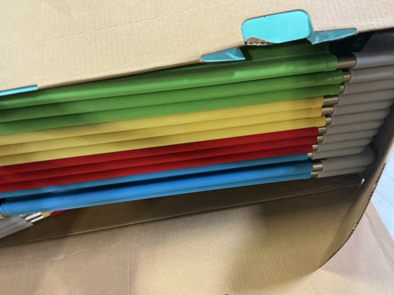 Condition photo showing Good Condition for Magnetic Fort Building Panels - Giant Magnet Tiles Fort Building Kits for Kids,Colorful Lightweight DIY Magnetic Playhouse for Children with 16pcs Panels