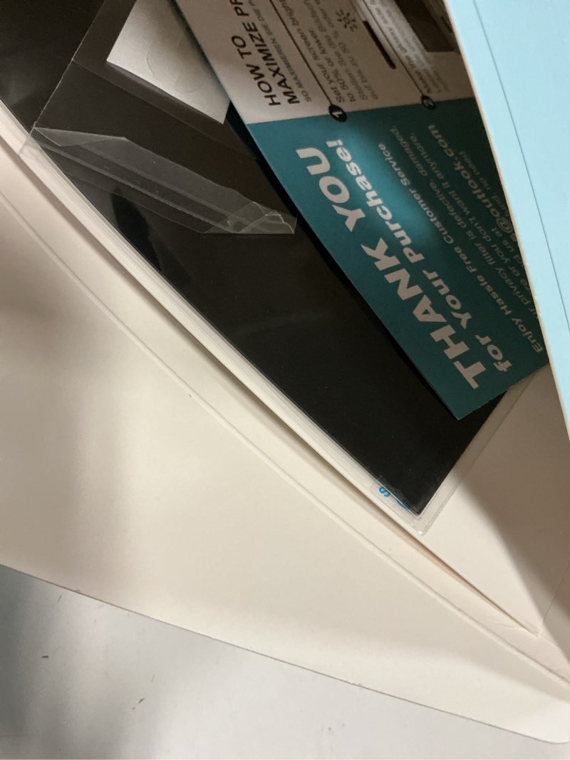 Condition photo showing Good Condition for [2 pack] 22 inch computer privacy screen for 16:10 aspect ratio widescreen monitor, eye protection anti glare blue light computer monitor privacy filter, removable anti-scratch 22in protector film 2 pack 22 inch (16:10 aspect) black for monitor