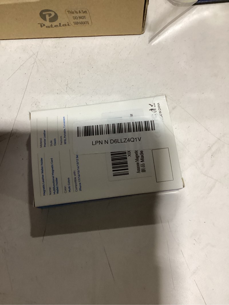 Condition photo showing New/Like New for krtals magnetic wallet cell phone card holder for phone case with mag-safe, stronger magnetic rfid leather phone wallet stick on series of iphone 17/16/15/14/13/12 and pro/promax,indigo blue indigo blue 1 pack