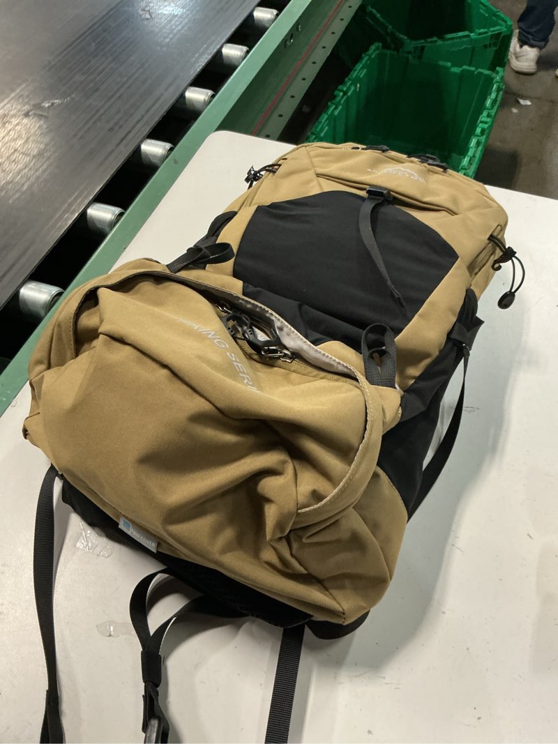 Condition photo showing Good Condition for IX INOXTO Hiking Backpack, 26L/40L Waterproof Hiking Daypack with 3L Water Bladder and Rain Cover, Lightweight Travel Camping Backpack for Men Women (Khaki) Khaki 26L