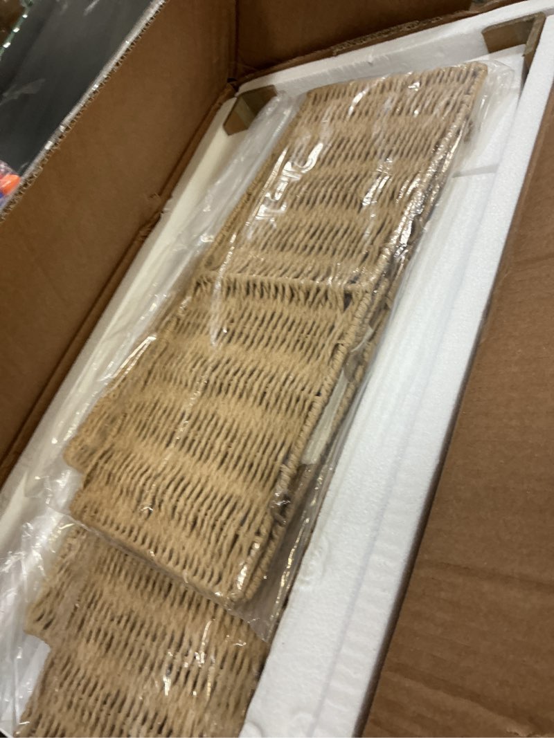 Condition photo showing Good Condition for VASAGLE Storage Cabinet, Freestanding Floor Cabinet, 2 Drawers with 1 Set of Adjustable Divider, 2 Baskets, Sideboard, 11.8 x 23.6 x 31.5 Inches, for Bathroom, Living Room, Cloud White UBBC545W02 2 Drawers 11.8"D x 23.6"W x 31.5"H Cloud White