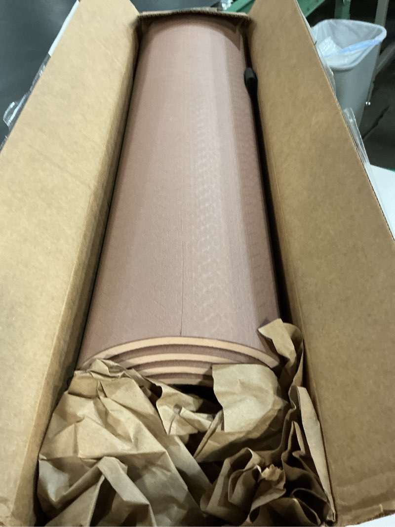 Condition photo showing Good Condition for Yoga Mat Non Slip Anti-tear,extra thick-2/5 inch?10MM?High Resiliency Professional POE Yoga Mats for Women Men Kids,72"x24"inch,Workout, Yoga, Pilates and Floor Exercise, with Carrier Strap 72"x24"x10mm Brown+Apricot