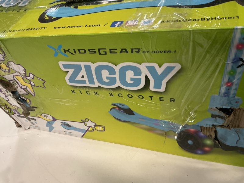 Condition photo showing As Is for Hover-1 Ziggy Folding Kick Scooter for Kids (5+ Year Old) | Features Lean-to-Turn Axle, Solid PU Tires & Slim-Design, 110 LB Max Load Capacity, Safe