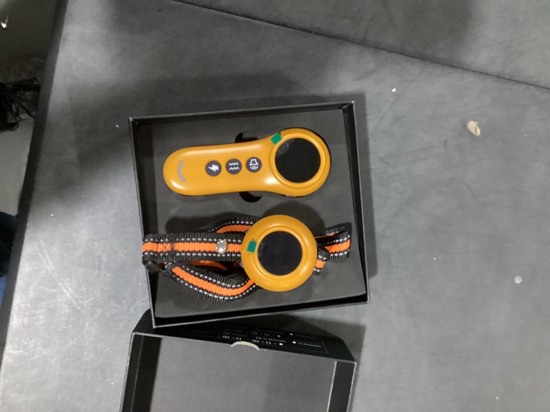 Condition photo showing Good Condition for 2-in-1 dog shock collar & dog bark collar - smart anti barking dog training collar with 5 adjustable sensitivity & 3300ft remote for all breeds ip67 waterproof rechargeable e-collar (orange)
