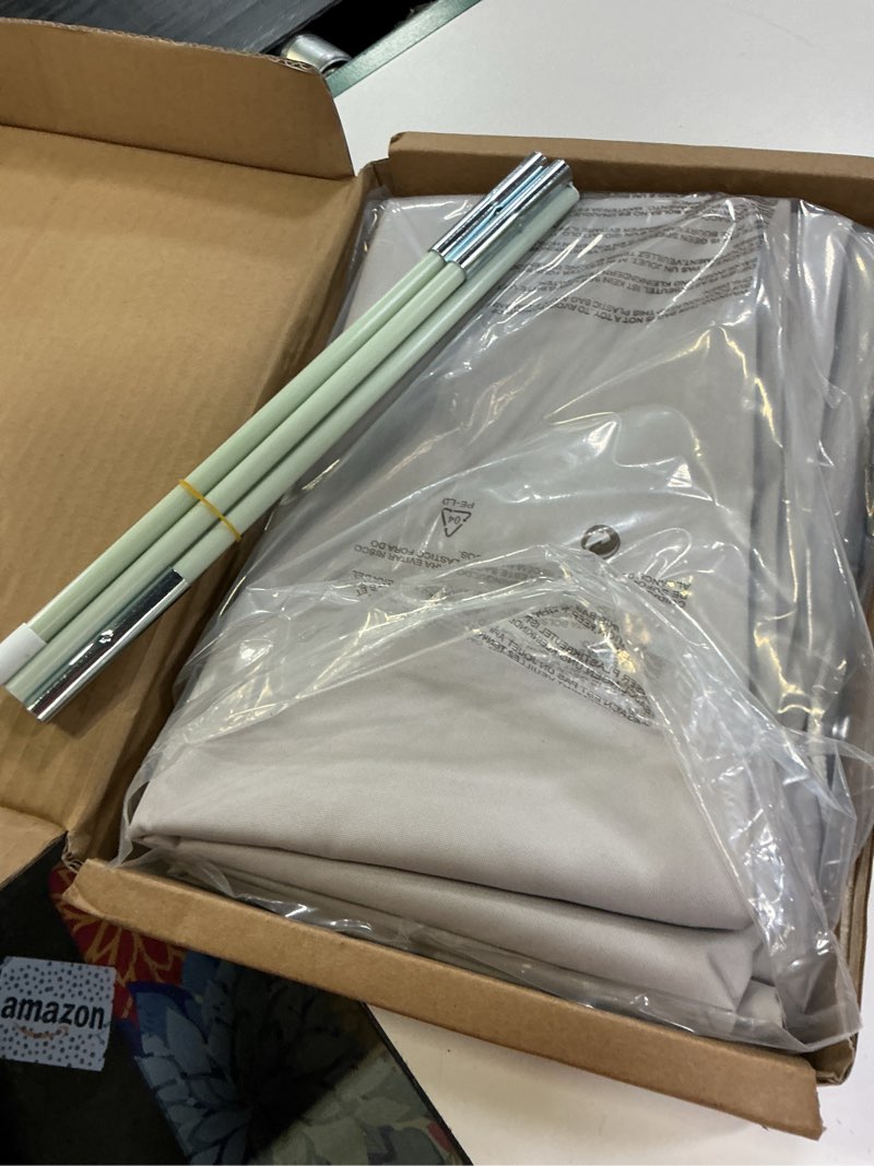 Condition photo showing Good Condition for cantilever patio umbrella cover with telescopic rod & zipper, waterproof uv resistant outdoor umbrella covers for 9x9 ft, 10x10 ft, 9x12 ft and 10x13 ft cantilever umbrellas, fog grey