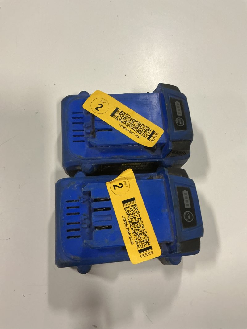 Condition photo showing As Is for Replacement 4.0Ah 24V Lithium Battery for Kobalt 24V Battery, Compatible with KB624-03 KB524-03 KB424-03 KB224-03 KB124-03 0673802 1051230 Lithium Ion for Cordless Tools, 2-pack