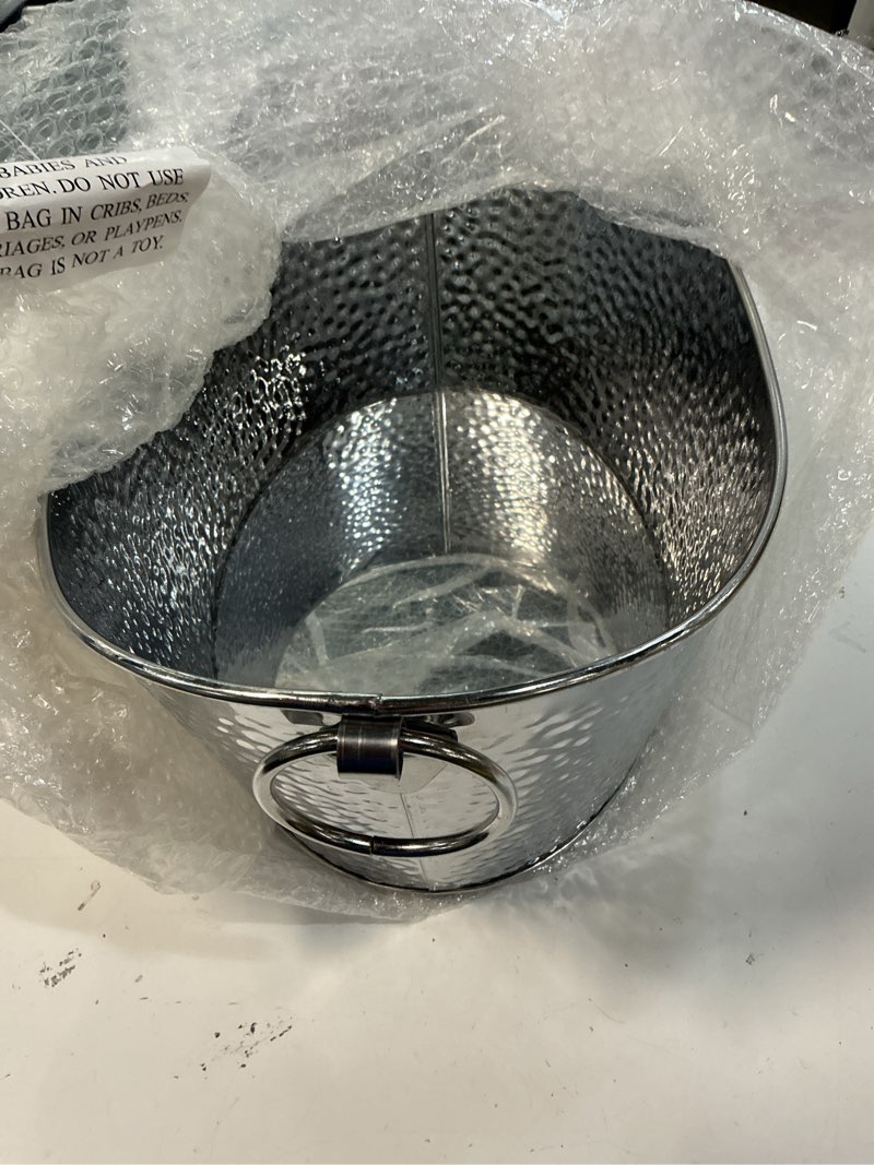 Condition photo showing Good Condition for stainless steel beverage tubs large ice bucket drink buckets for parties weddings 12l silver