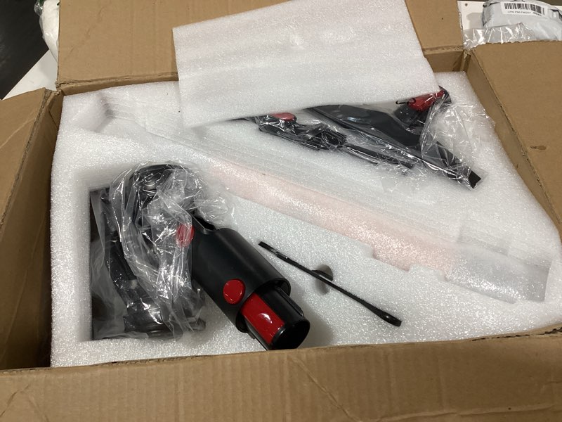 Condition photo showing Good Condition for fieety cordless vacuum cleaner 550w 45kpa 60mins powerful vacuum cleaners for home, 1.6l dust cup, led display, anti-tangle self-standing stick vacuum for carpet/hardwood floor/pet hair/car orange
