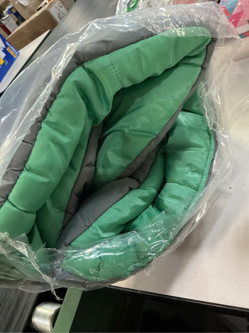 Condition photo showing Good Condition for furhaven outdoor travel dog bed for large dogs, lightweight trail pup travel pillow mat with stuff sack, machine washable & foldable, large, aqua/granite gray large aqua/granite gray