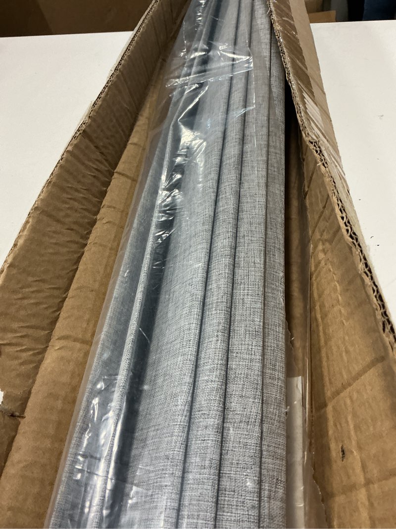 Condition photo showing Good Condition for no drill top down bottom up roman shades, 45×64in, grey | 100% blackout fabric, privacy protection, uv protection, child and pet safety grey 45" w x 64" h