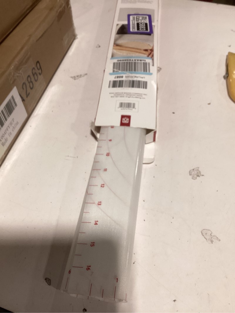 Condition photo showing As Is for King Arthur Baking Company Rolling Mat, Non-Slip Non-Stick Silicone