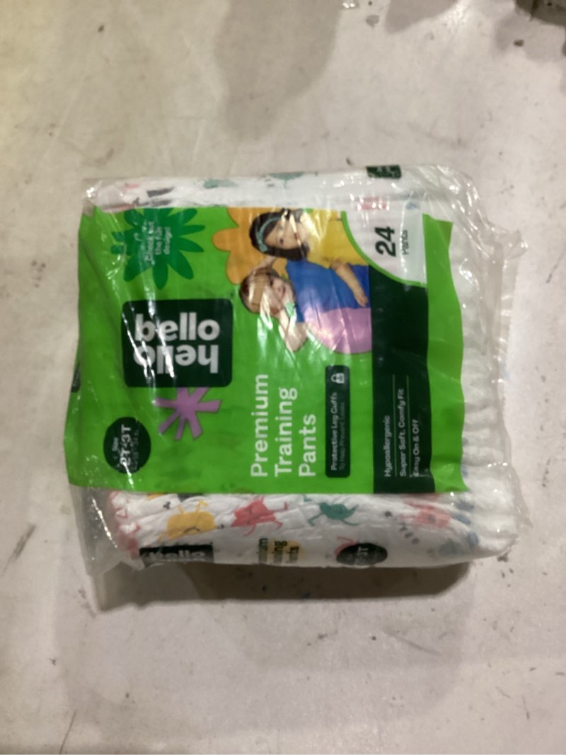 Condition photo showing Good Condition for hello bello premium training pants 2t-3t, all about feelings design, 24ct jumbo pack all about feelings 2t-3t (24 count)