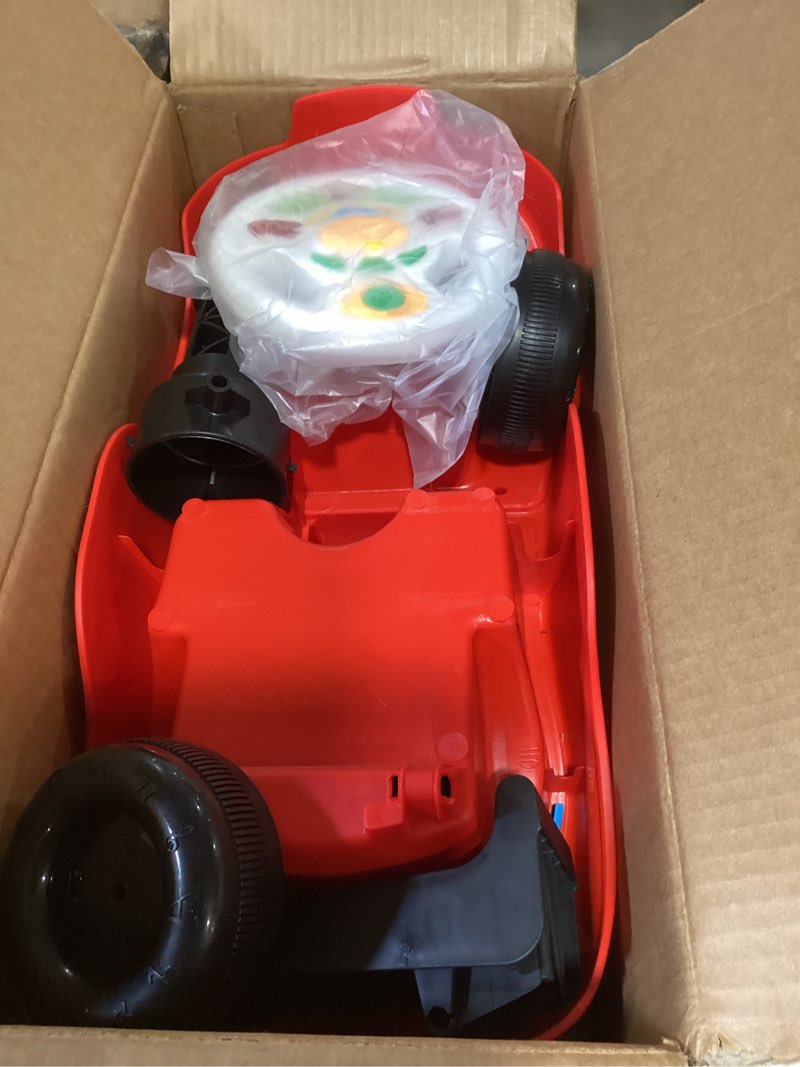 Condition photo showing New/Like New for vevor ride on push car for toddlers, ages 19+ months, ride racer, sit to stand toddler ride on toy, kids ride on car with music steering, horn & under seat storage, ride on toy for boys girls, black