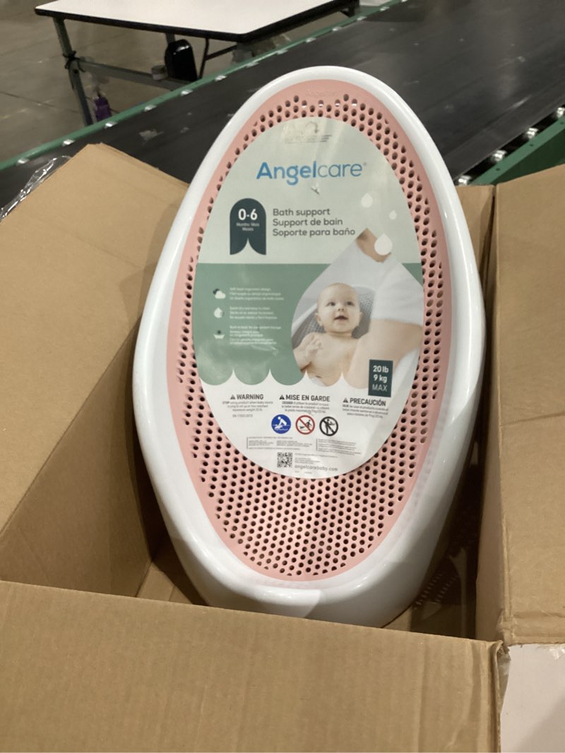 Condition photo showing Good Condition for angelcare baby bath support (pink) | ideal for babies less than 6 months old bath support pink