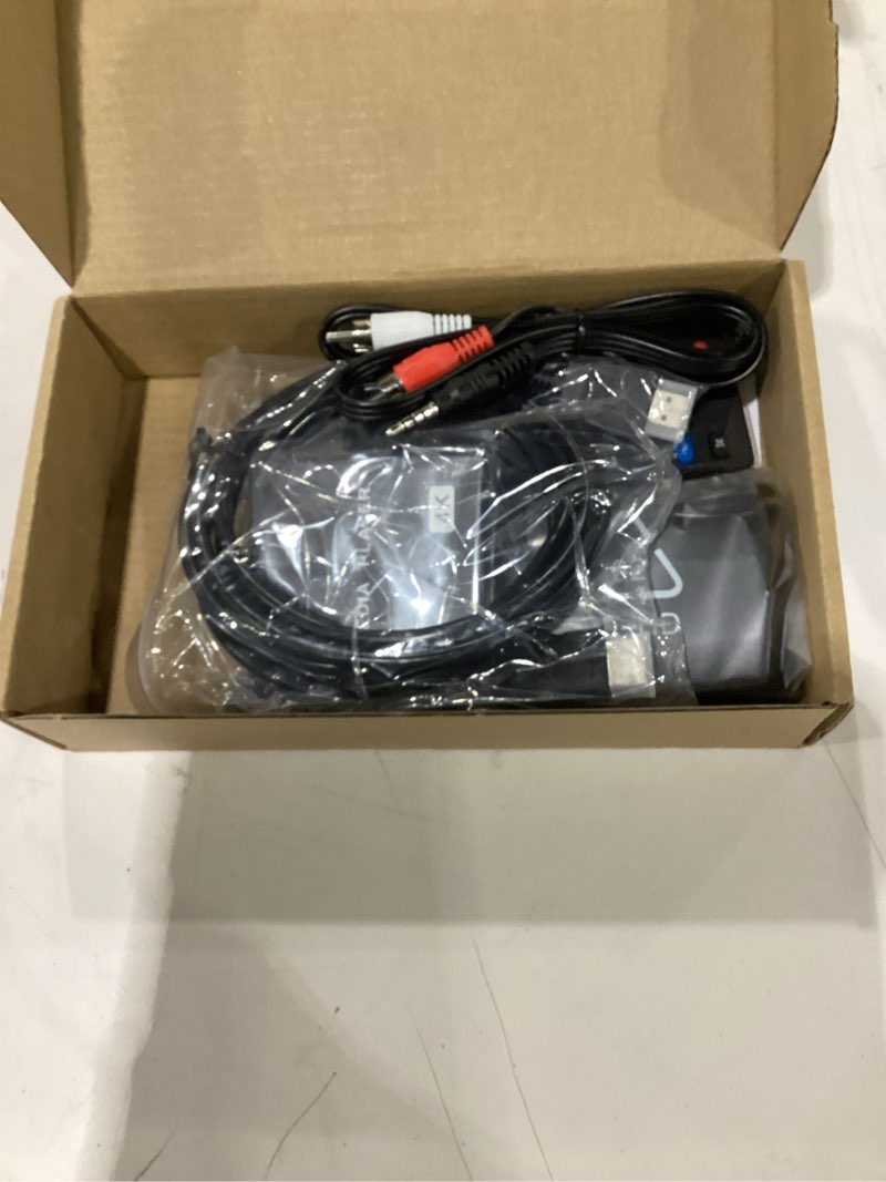 Condition photo showing Good Condition for HDMI Media Player, 4K Ultra HD Digital Media Player, Supports USB Drive, SD Card, 4K@30Hz Output,H.265/H.264/AVC Decoding MP4/MKV/MP3/TS/Rmvb/Mov/JPG for Advertising Playback Multimedia TV Playback.