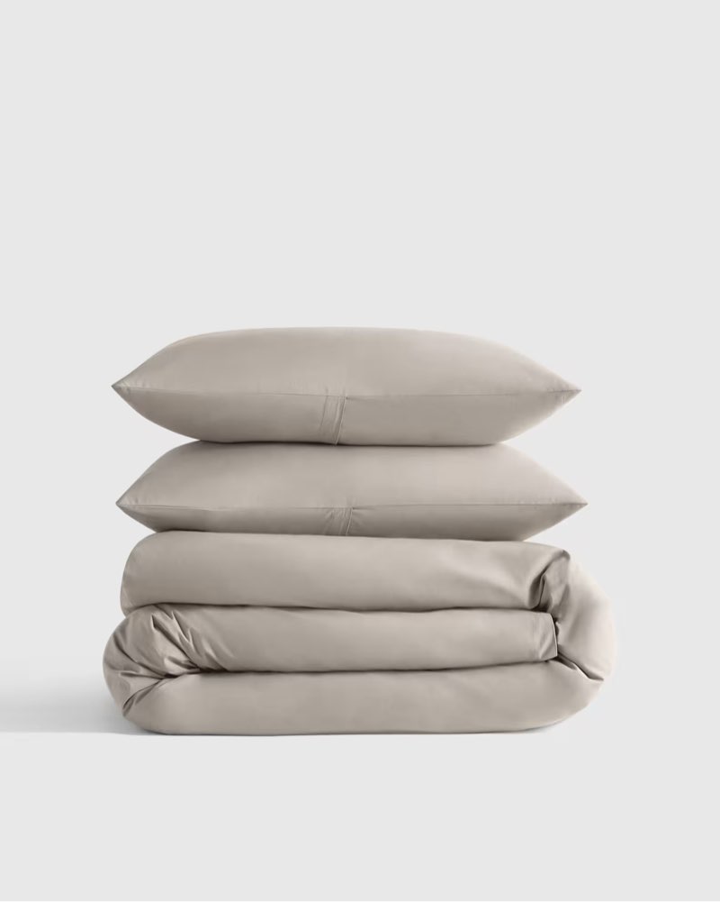  quince classic organic percale duvet cover set 3 pcs 