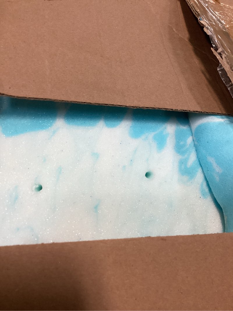 Condition photo showing Good Condition for sweetcrispy memory foam mattress topper twin xl, 3 inch thick gel infused cooling toppers pad for twin xl size bed, sleeper sofa, rv, camper, certipur us certified, ventilated and breathable