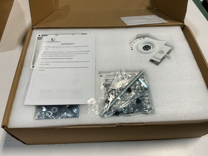 Condition photo showing New/Like New for White Monitor Arm for 17”-57” Screens up to 55lbs, Premium Aluminum Ultrawide Monitor Mount for Samsung 49” Odyssey G9 and LG, VESA 75/100mm