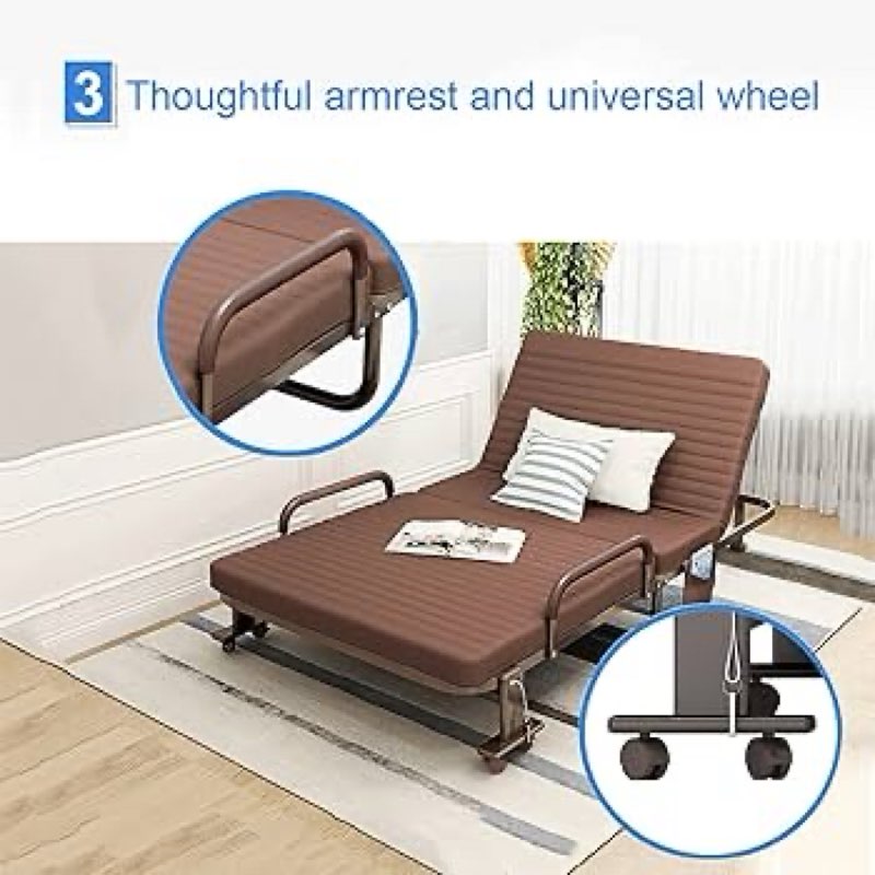 Folding Camp Bed for Adults, Foldable Bed 