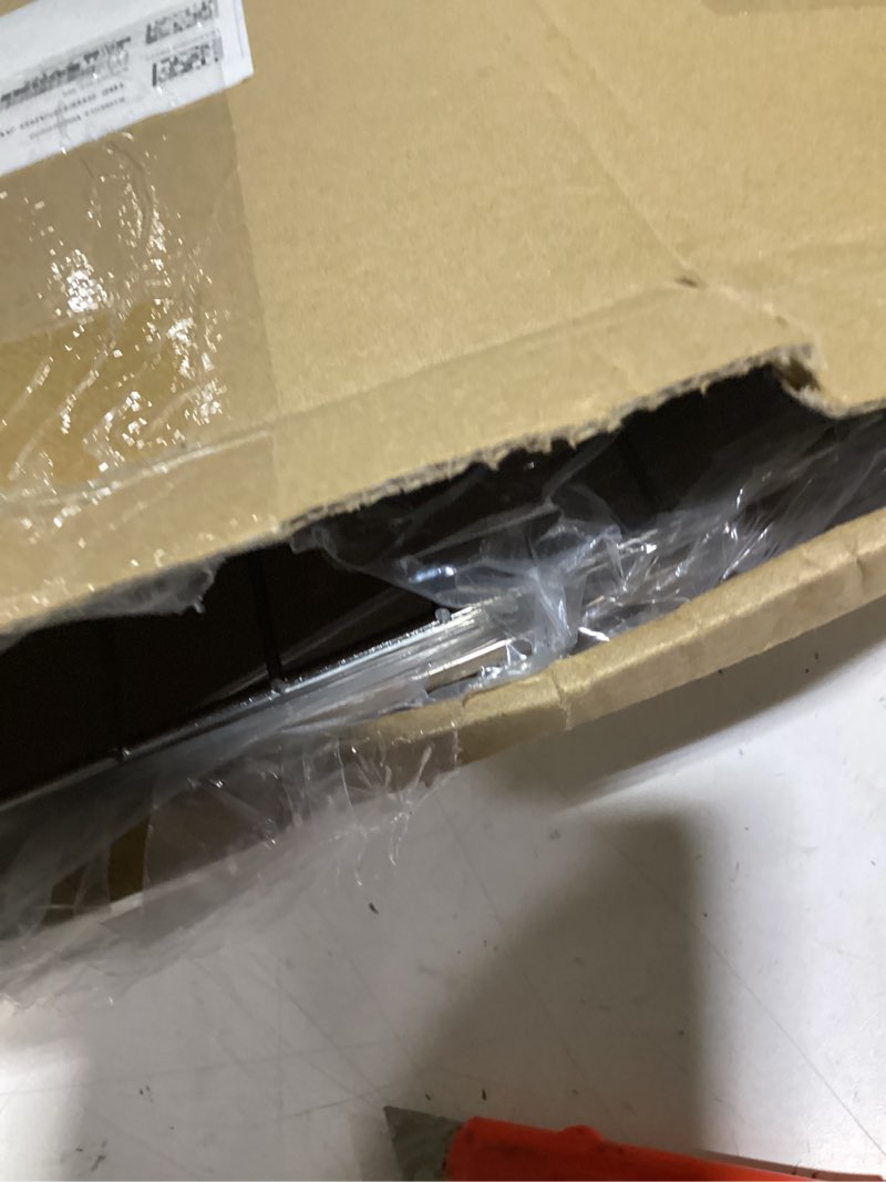 Condition photo showing Good Condition for sink protector grid 26-1/16" x 14-1/16", centered drain with corner radius 3-1/2", 304 stainless steel material (centered drain) for single bowl kitchen sink 26-1/16" x 14-1/16" centered drain