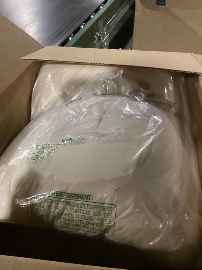 Condition photo showing Good Condition for LOFE Organic Pillow with Pillowcase - 20x36 King Size Pillow with 100% Organic Cotton Shell, Adjustable Loft Organic King Plilow, Machine Washable, Soft, Perfect for Adults&Couples Off White 20x36in (1 pack)