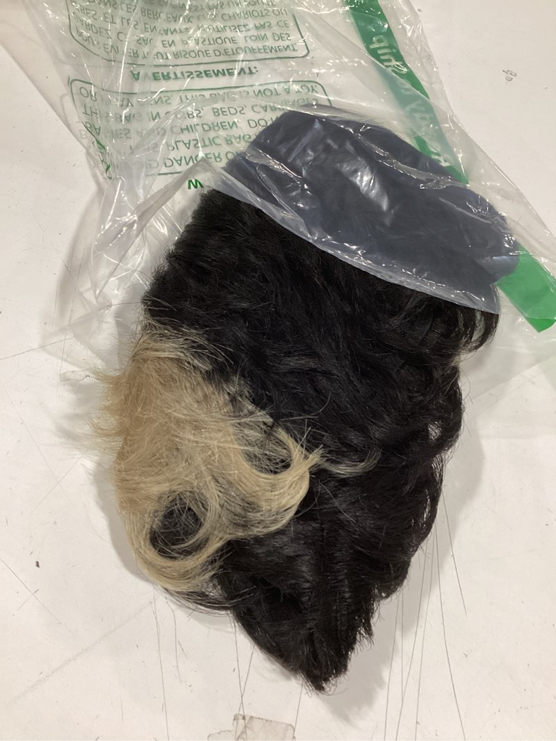 Condition photo showing Good Condition for SisBroSis Short Layered Pixie Cut Human Hair Wigs With Bangs Chic Elegent Pixie Cut Wigs for Black Women Summer Glueless Lightweight easy to throw on and go(1b/grey)