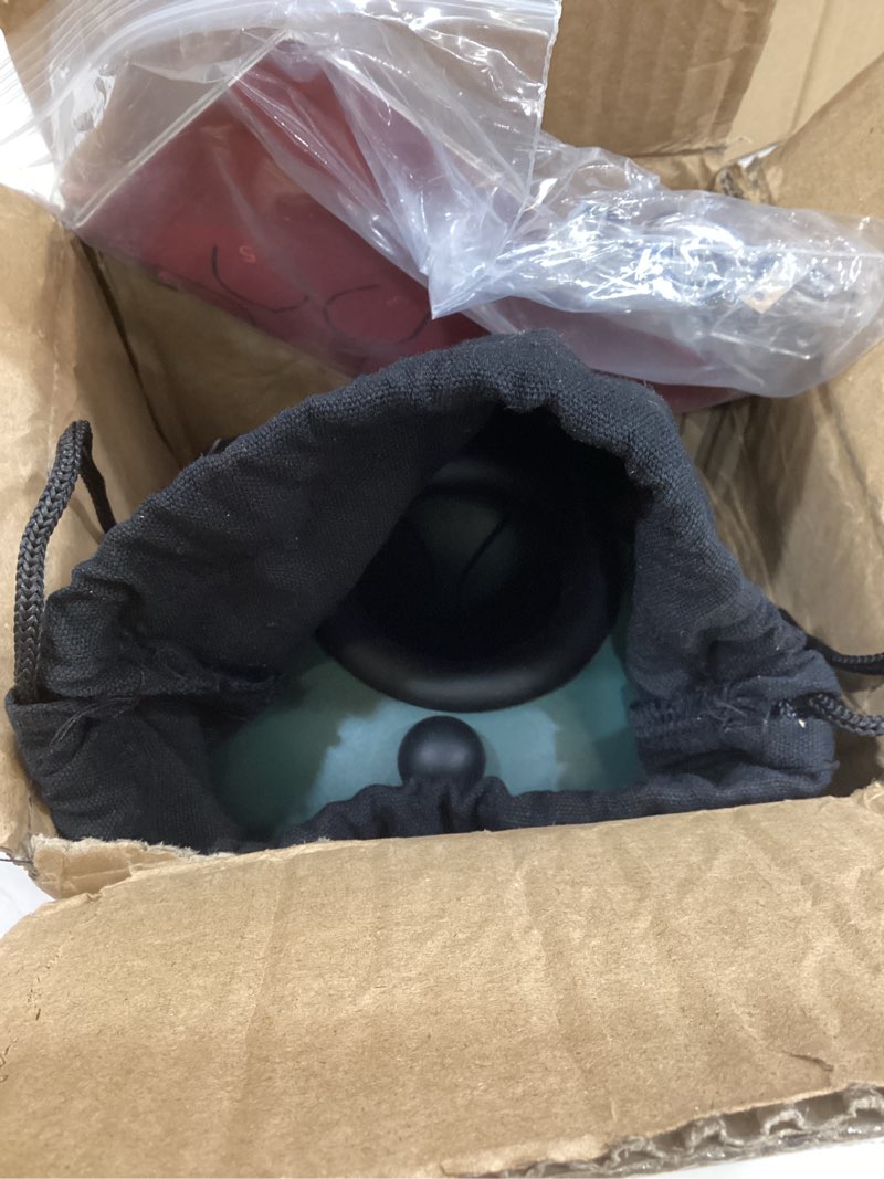Condition photo showing New/Like New for Rain Drum for Outside Garden6 Inches 8 Notes Steel Tongue Chakra Drums, Waterproof Meditation Rain Chime, Musical Instruments for Gift with Bag, Drum Mallets, Music Book (Green)
