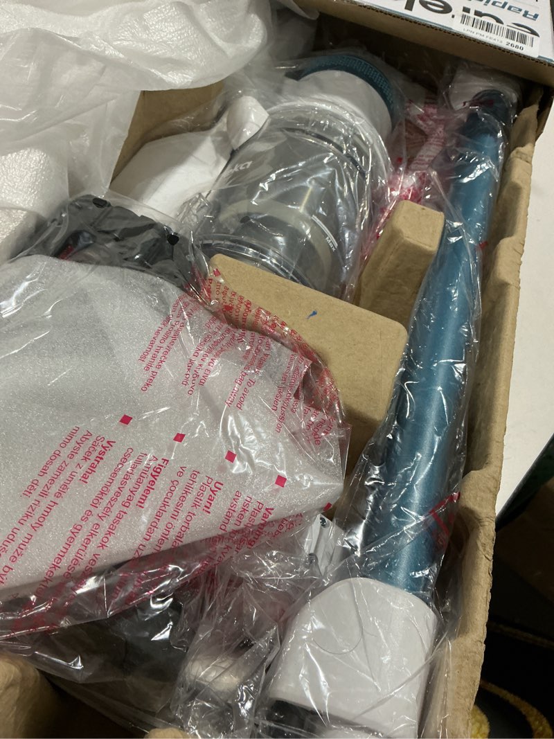 Condition photo showing As Is for Eureka RapidClean Pro NEC280TL Cordless Stick Vacuum Cleaner – Lightweight 5.3 lbs, 40-Min Runtime, LED Headlights, 3 Power Modes, Ideal for Pet Hair, Hard Floors & Carpets Blue NEC280TL