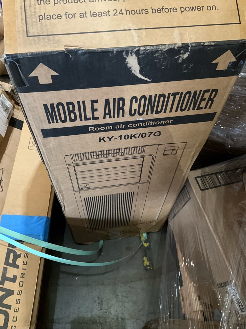 Condition photo showing As Is for mobile air conditoner