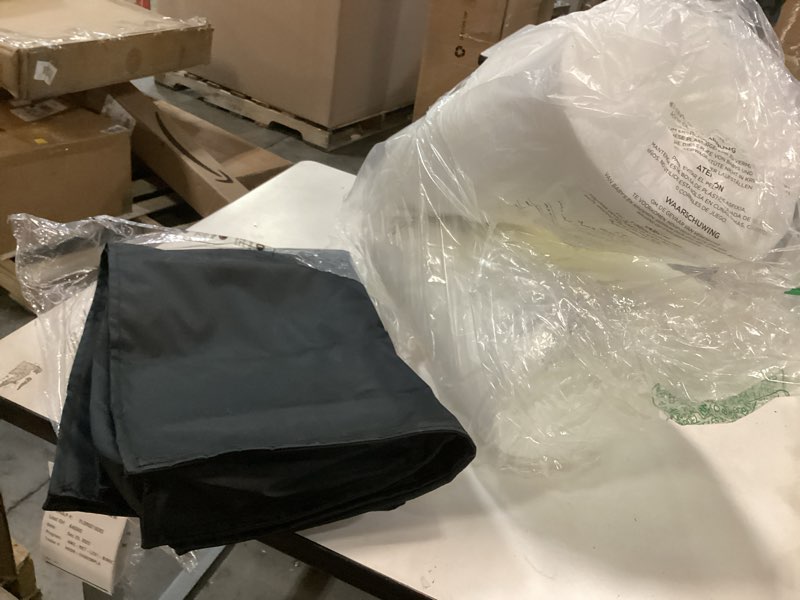 Condition photo showing As Is for LE SURE Outdoor Waterproof Dog Bed for Medium Sized Dogs, Orthopedic Egg Crate Foam Pet Bed with Oxford Fabric Surface and Removable and Durable Cover, Machine Washable, 30''x20'', Black 30"L x 20"W x 3"Th Black