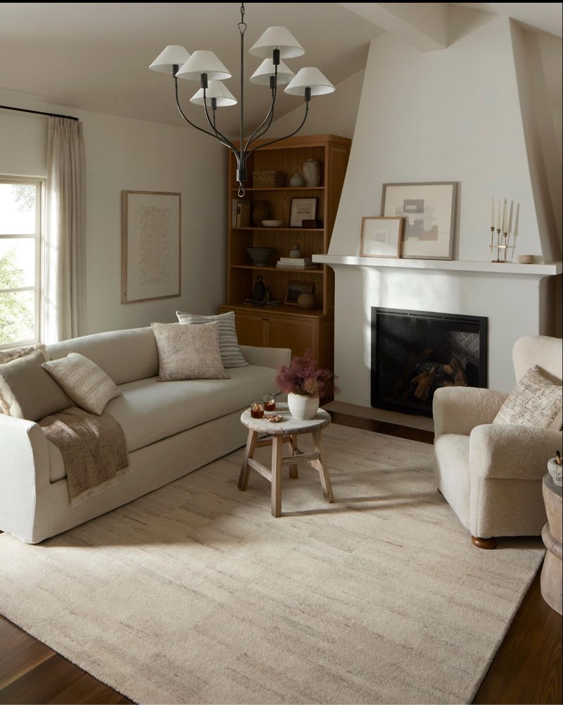 loloi amber lewis x loloi rocky collection roc-03 natural / fog, 7'-9" x 9'-9", area rug