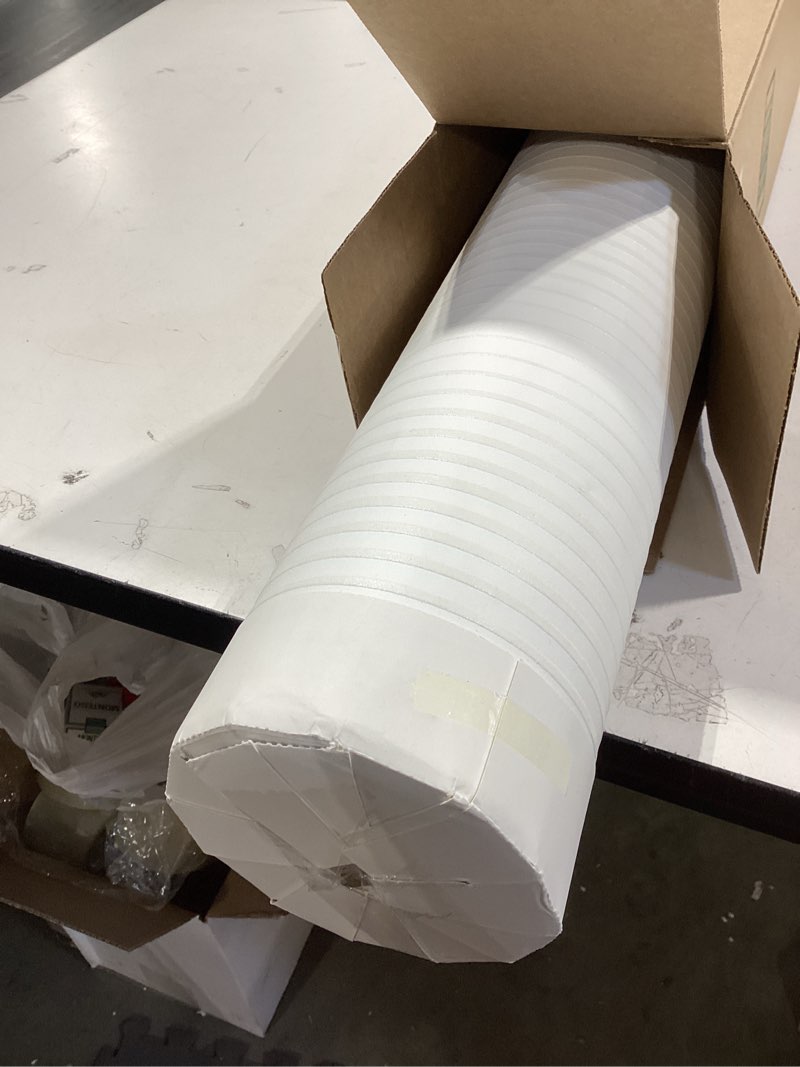 Condition photo showing New/Like New for Frienda 20 in x 82ft Paintable Wallpaper Faux Beadboard Wallpaper Peel for Bedroom Ceiling Living Room Bathroom Basement, Non-Sticky
