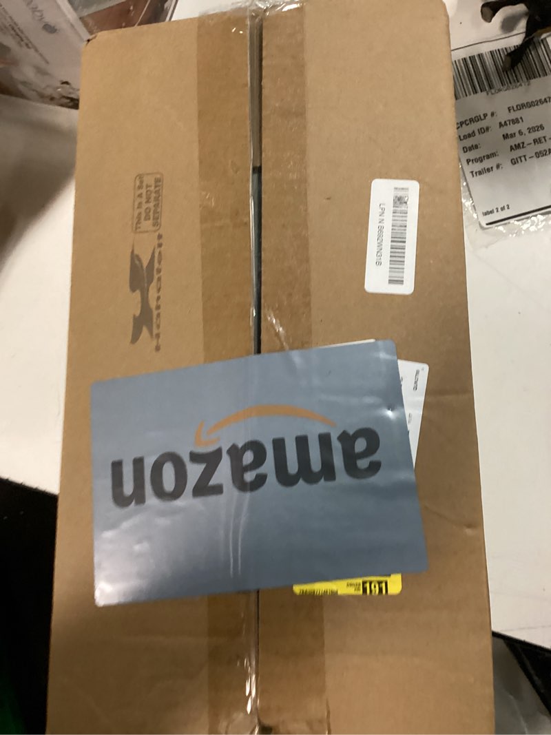 Condition photo showing New/Like New for 4 Pack Wall Padding for Playroom Peel and Stick Headboard 15.75" x 7.87" x 1.18" 3D Anti Collision Upholstered Wall Panels Self Adhesive Headboard Panel for Protection (Light Gray) 15.75" x 7.87" x 1.18" Light Gray 4