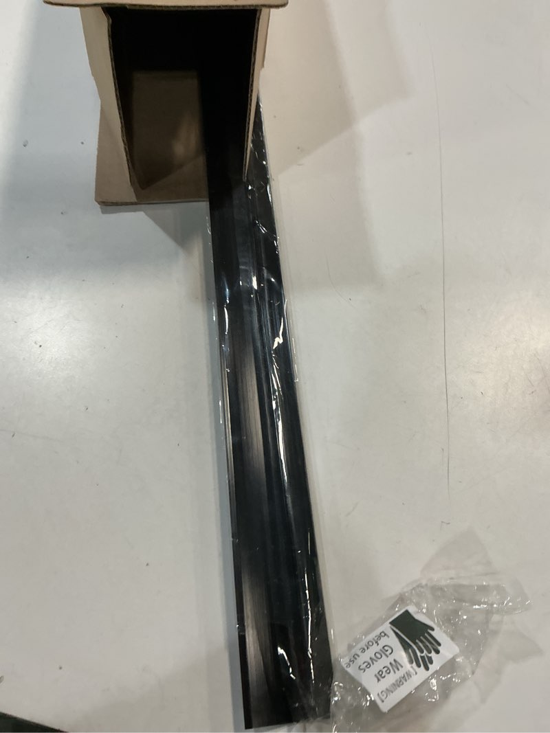 Condition photo showing Good Condition for Gaahing Aluminum Floor Transition Threshold Strip, Bridge The Height Gap Between 0.2 to 0.5 inches for Doorway Ramp Tiles Laminate Planks (35.4in x 1.7in, Matte Black) 35.4in x 1.7in, Matte Black 1