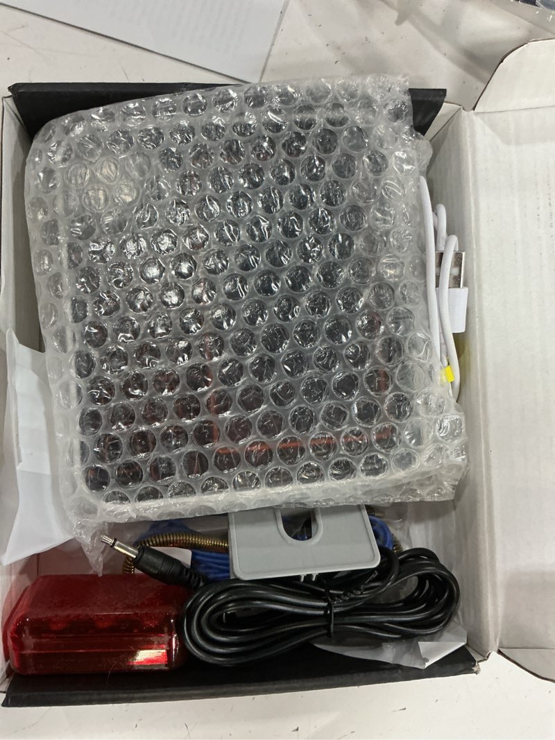 Condition photo showing New/Like New for noaa weather alert radio for home - s.a.m.e. localized programming, 23 country codes & 75+ emergency alerts noaa weather radio with battery backup external antenna and warning light for home black