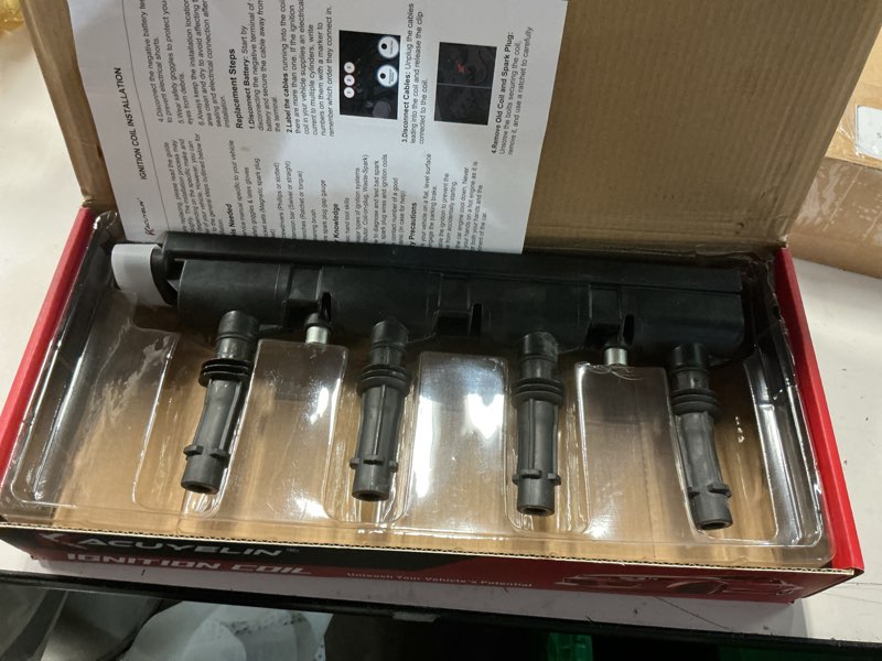 Condition photo showing Good Condition for uf669 ignition coil pack & iridium spark plugs compatible with chevy cruze cruze limited sonic trax volt buick encore (only 1.4l) l4 2011-2019 uf669 coil pack sets of 1