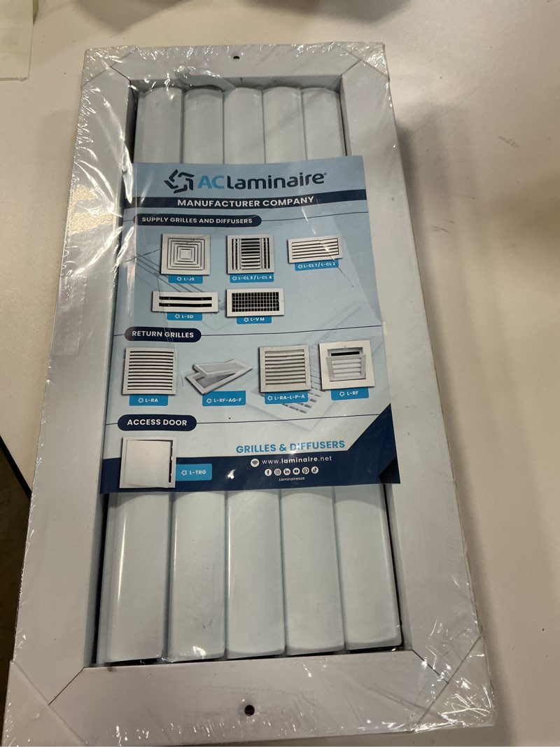 12" x 24" (duct hole) decorative air return vent cover – aluminum hvac grille for ceiling & wall, rustproof ac return vent, premium modern design, 13.6" x 25.6" face, ideal for home hvac