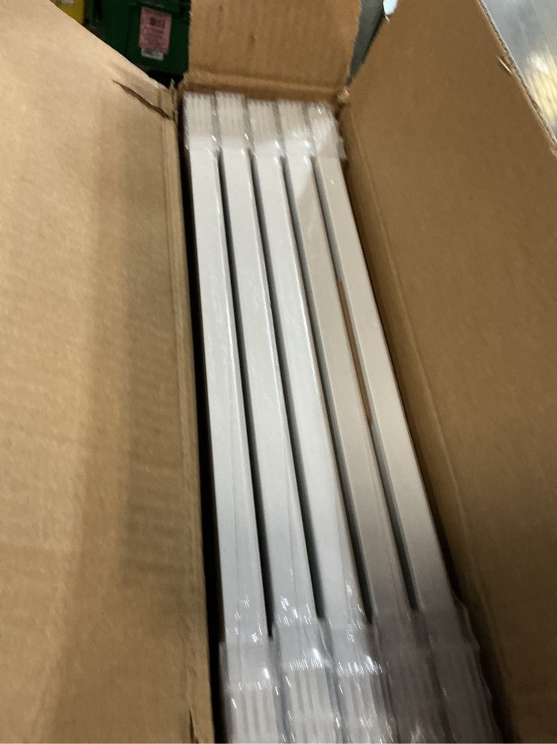 Condition photo showing New/Like New for KTKDE 11x14 Picture Frame Set of 3,White Wooded Shatter Resistant Glass, Vertical & Horizontal Wall Hanging for Wall Display,Studio Gallery Photo Frame for Photos, Posters & Art Prints White Woodgrain 11X14in -3Pack