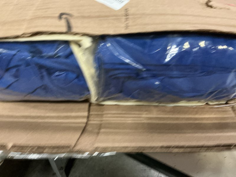 Condition photo showing Good Condition for 50ft x 10ft wrinkle free royal blue backdrop curtain for party, polyester royal blue photo backdrop drapes 10 panels 5x10ft for birthday photography background weddings baby shower party royal blue 5'(w) x 10'(h), 10 panels