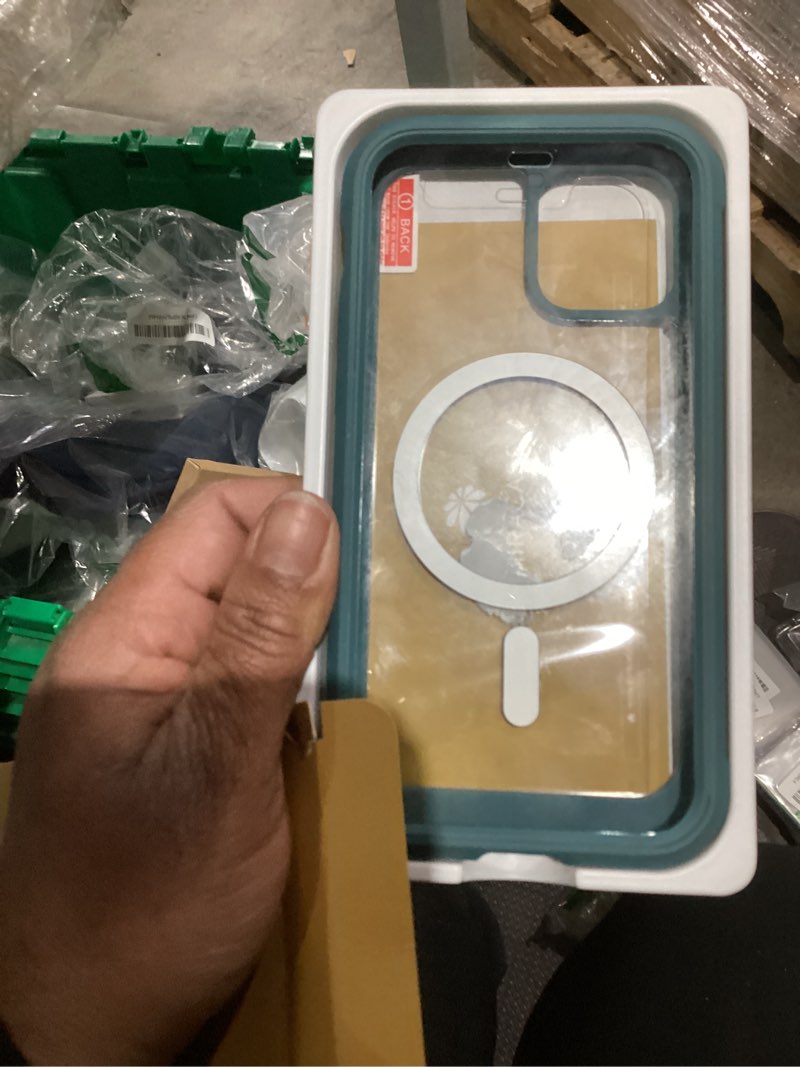 Condition photo showing Good Condition for Miracase Glass Series Designed for iPhone 12/12 Pro 6.1 Inch, Upgrade Full-Body Magnetic Case with Built-in 9H Tempered Glass Screen Protector, with Camera Lens Protector, Magnetic Blue iPhone 12/12Pro Magnetic Blue