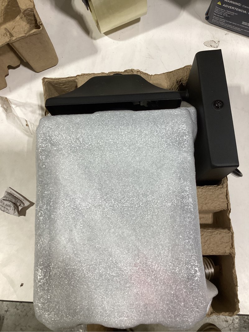  Project Source Woodward 1 -Light 9.5-in H Matte Black Hardwired Outdoor Wall Light 