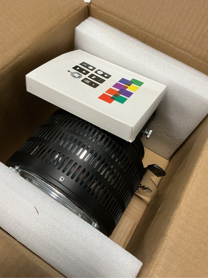 Condition photo showing Good Condition for soonpho optical snoot bowens mount projector attachment kit with 8 gobos color and 10 graphic inserts, for studio strobe light flash light snoot light shaping and creative shooting