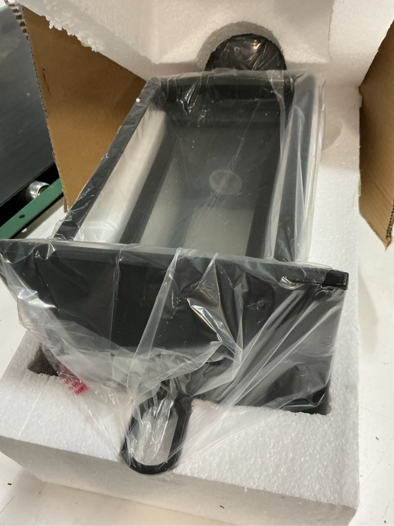 Condition photo showing Good Condition for beionxii outdoor post light, large exterior lamp post light pier mount lantern with base, black cast aluminum w/clear glass (19" x 9") - a197p-1pk black post mount x 1