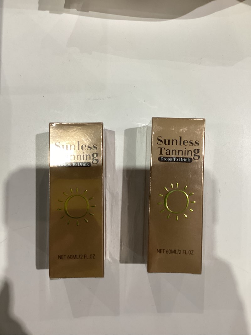 Condition photo showing New/Like New for Sunless Tanning Drops To Drink, 60ML Drinkable Sunless Tanning Drops, Moisturizing Bronzing Tanner for Face & Body, Sun-Kissed Glow (1PCS)