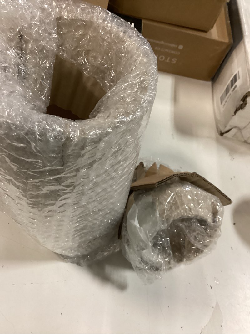 Condition photo showing Good Condition for Clear Glass Apothecary Jars, Candy Jar with Lid, Elegant Decorative Jars for Wedding and Party Height: 14", Diameter: 4" Style A