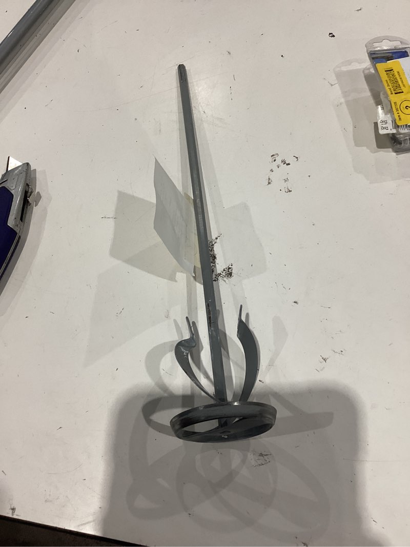 Condition photo showing As Is for project source 5-gallon steel paint stir stick