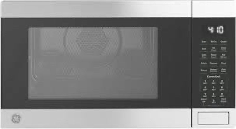 GE GCST10A1WSS 1.0 Cu Ft Convection Microwave Oven, 1050W Countertop Air Fry Microwave with Broil & 